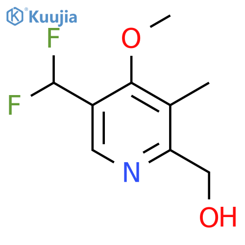5-(Difluoromethyl)-4-methoxy-3-methylpyridine-2-methanol structure