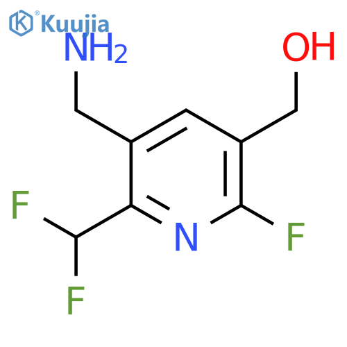 3-(Aminomethyl)-2-(difluoromethyl)-6-fluoropyridine-5-methanol structure