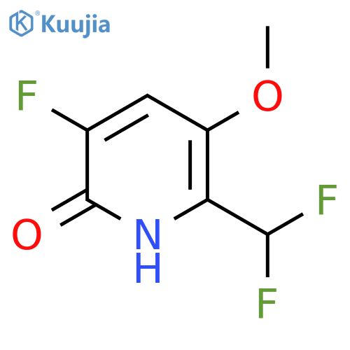2-(Difluoromethyl)-5-fluoro-6-hydroxy-3-methoxypyridine structure