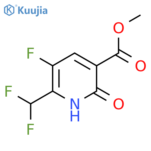 Methyl 2-(difluoromethyl)-3-fluoro-6-hydroxypyridine-5-carboxylate structure