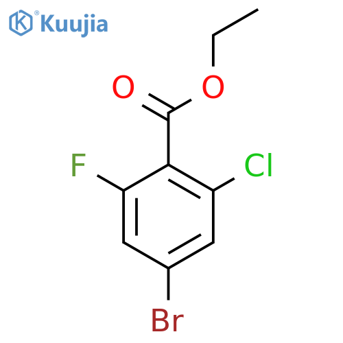 Ethyl 4-bromo-2-chloro-6-fluorobenzoate structure