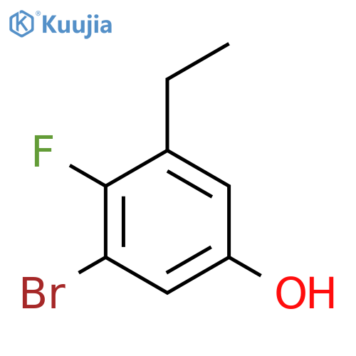 3-Bromo-5-ethyl-4-fluorophenol structure