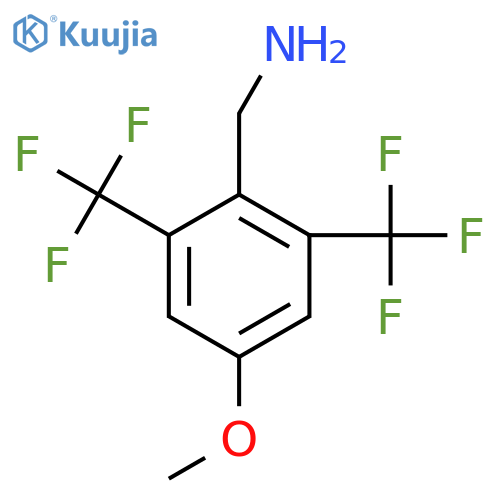 2,6-Bis(trifluoromethyl)-4-methoxybenzylamine structure
