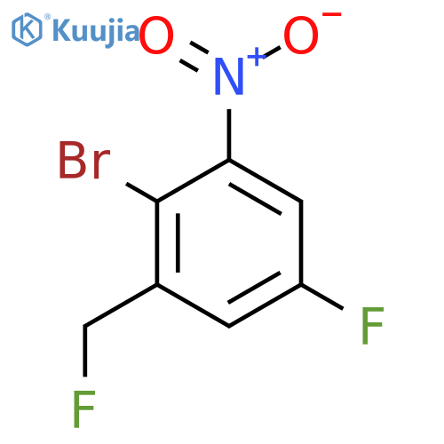 1-Bromo-4-fluoro-2-fluoromethyl-6-nitrobenzene structure