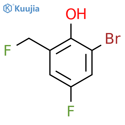 2-Bromo-4-fluoro-6-(fluoromethyl)phenol structure