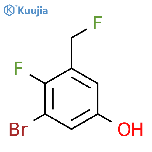 3-Bromo-4-fluoro-5-(fluoromethyl)phenol structure