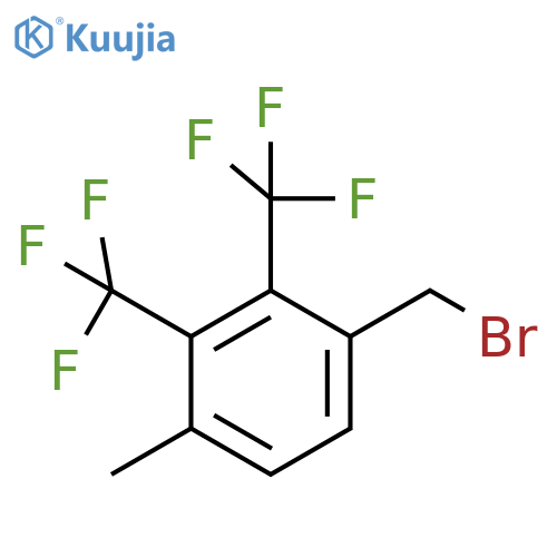2,3-Bis(trifluoromethyl)-4-methylbenzyl bromide structure