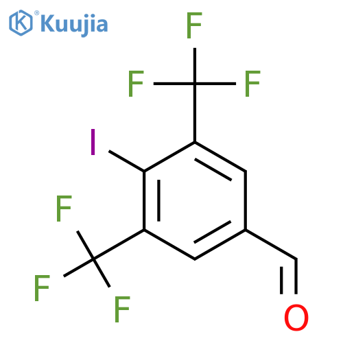 3,5-Bis(trifluoromethyl)-4-iodobenzaldehyde structure