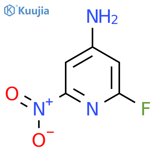 4-Amino-2-fluoro-6-nitropyridine structure