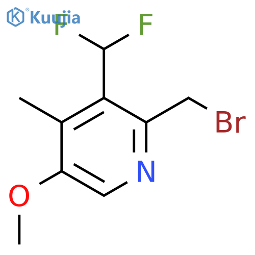 2-(Bromomethyl)-3-(difluoromethyl)-5-methoxy-4-methylpyridine structure