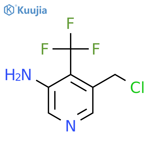 3-Amino-5-chloromethyl-4-(trifluoromethyl)pyridine structure