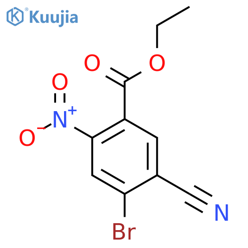 Ethyl 4-bromo-5-cyano-2-nitrobenzoate structure
