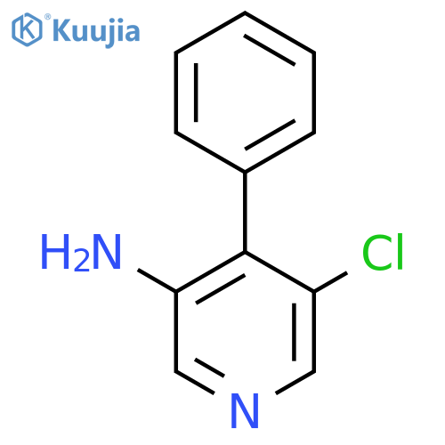 3-Amino-5-chloro-4-phenylpyridine structure