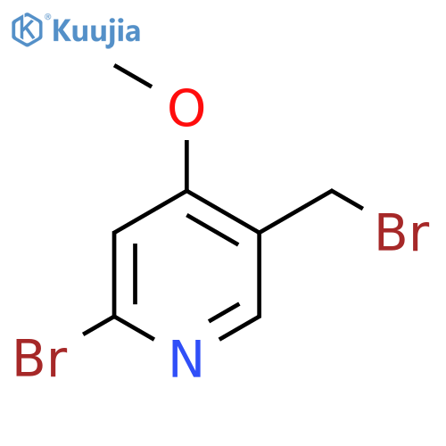 2-Bromo-5-(bromomethyl)-4-methoxypyridine structure