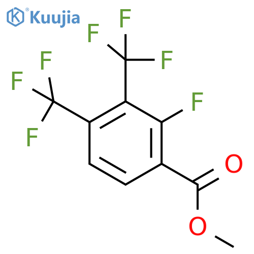 Methyl 3,4-bis(trifluoromethyl)-2-fluorobenzoate structure