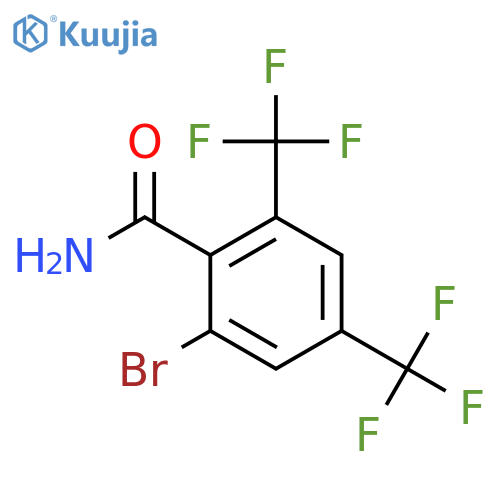 2,4-Bis(trifluoromethyl)-6-bromobenzamide structure
