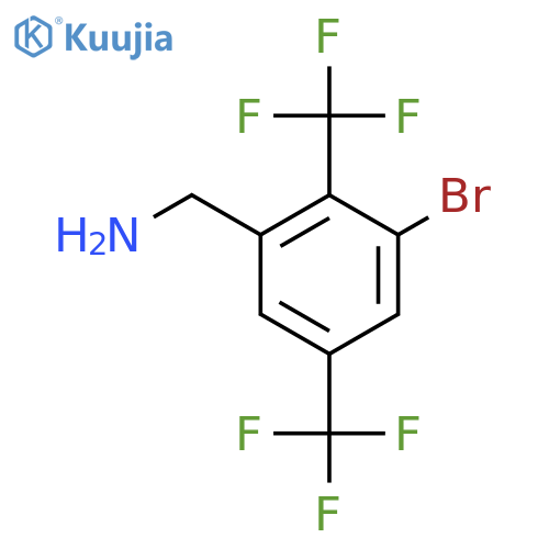 2,5-Bis(trifluoromethyl)-3-bromobenzylamine structure