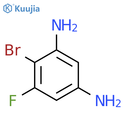 1-Bromo-2,4-diamino-6-fluorobenzene structure