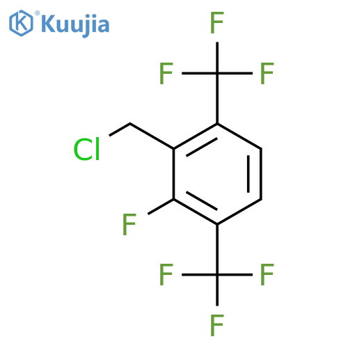 3,6-Bis(trifluoromethyl)-2-fluorobenzyl chloride structure