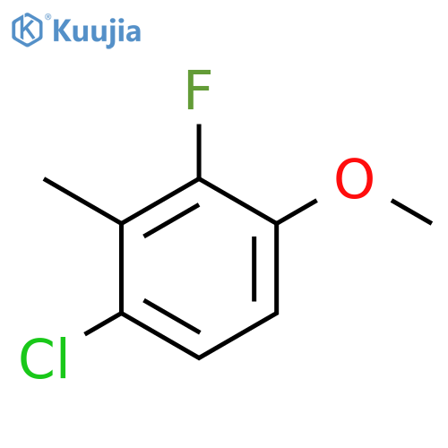 4-Chloro-2-fluoro-3-methylanisole structure