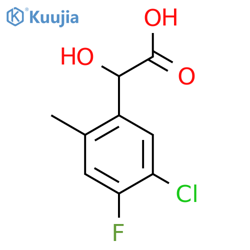 5-Chloro-4-fluoro-2-methylmandelic acid structure