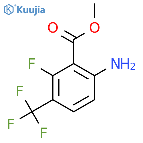 Methyl 6-amino-2-fluoro-3-(trifluoromethyl)benzoate structure