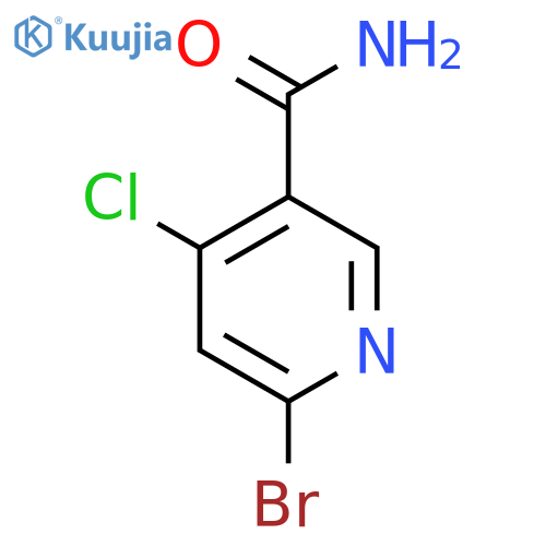 6-Bromo-4-chloronicotinamide structure