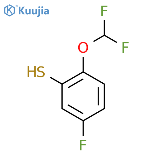 2-Difluoromethoxy-5-fluorothiophenol structure