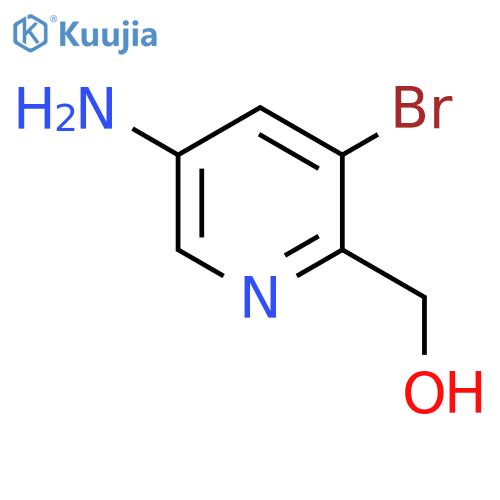 5-Amino-3-bromopyridine-2-methanol structure