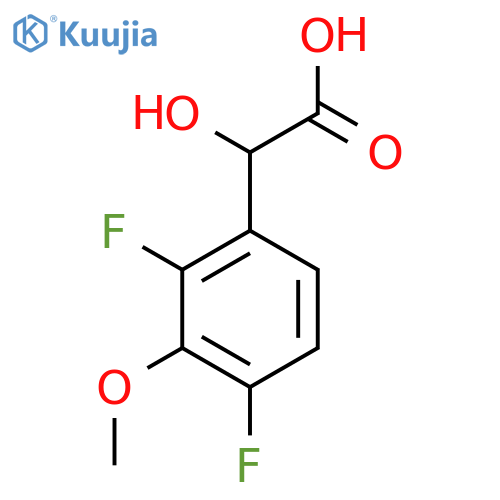 2,4-Difluoro-3-methoxymandelic acid structure