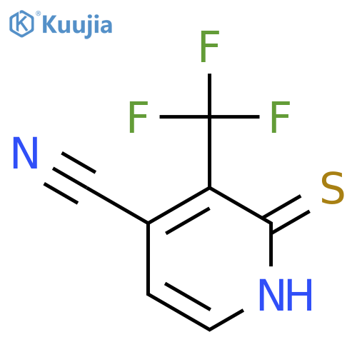 Cyano(trifluoromethyl)pyridinethione structure