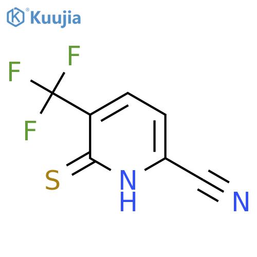 6-Mercapto-5-(trifluoromethyl)picolinonitrile structure