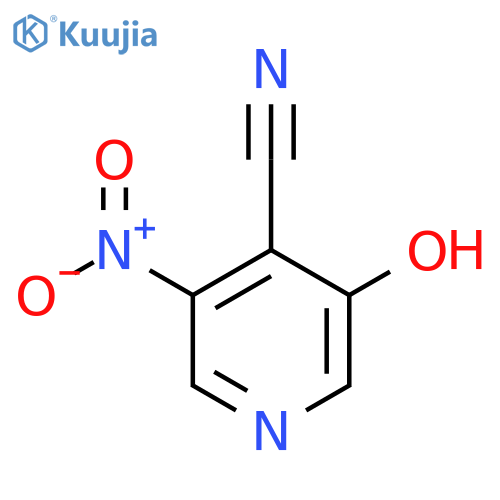 3-Hydroxy-5-nitroisonicotinonitrile structure