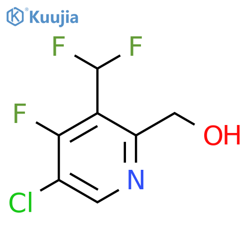 5-Chloro-3-(difluoromethyl)-4-fluoropyridine-2-methanol structure