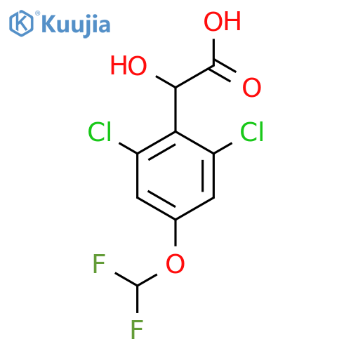 2,6-Dichloro-4-(difluoromethoxy)mandelic acid structure
