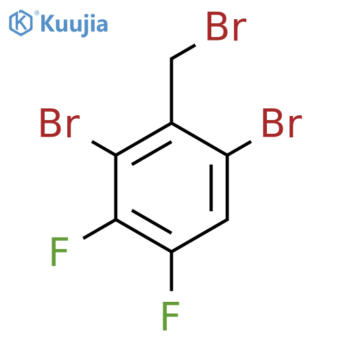 2,6-Dibromo-3,4-difluorobenzyl bromide structure