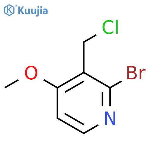 2-Bromo-3-(chloromethyl)-4-methoxypyridine structure