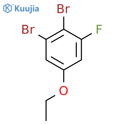 1,2-Dibromo-5-ethoxy-3-fluorobenzene structure