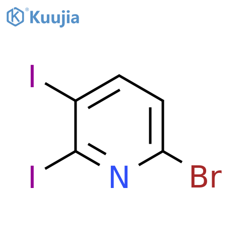 6-Bromo-2,3-diiodopyridine structure
