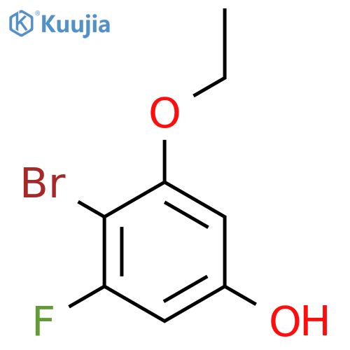 4-Bromo-3-ethoxy-5-fluorophenol structure
