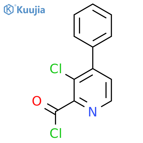 3-Chloro-4-phenylpyridine-2-carbonyl chloride structure