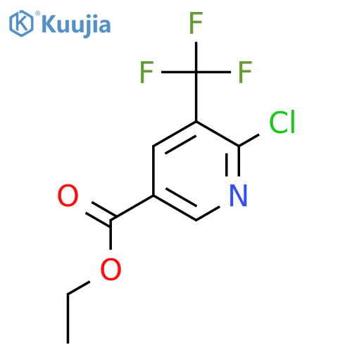 Ethyl 6-chloro-5-(trifluoromethyl)nicotinate structure