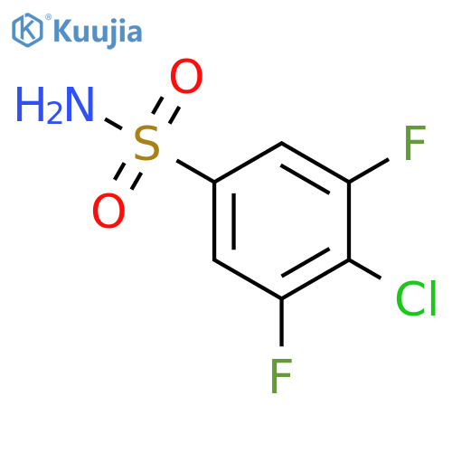 Benzenesulfonamide, 4-chloro-3,5-difluoro- structure