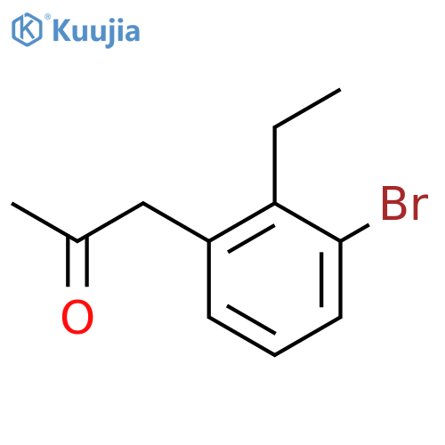 1-(3-Bromo-2-ethylphenyl)propan-2-one structure