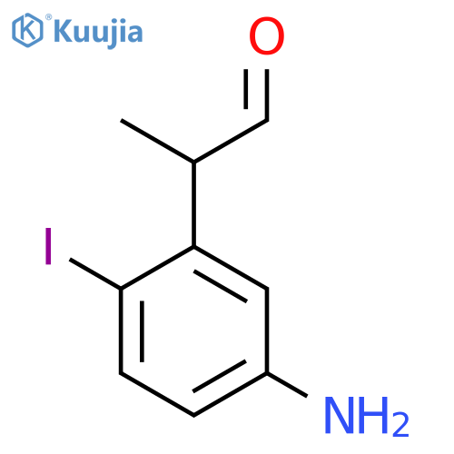5-Amino-2-iodophenylpropanal structure