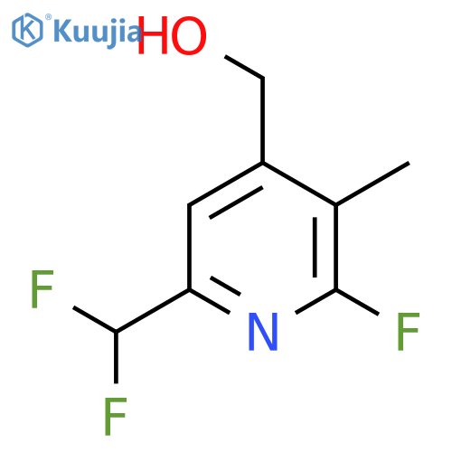 6-(Difluoromethyl)-2-fluoro-3-methylpyridine-4-methanol structure