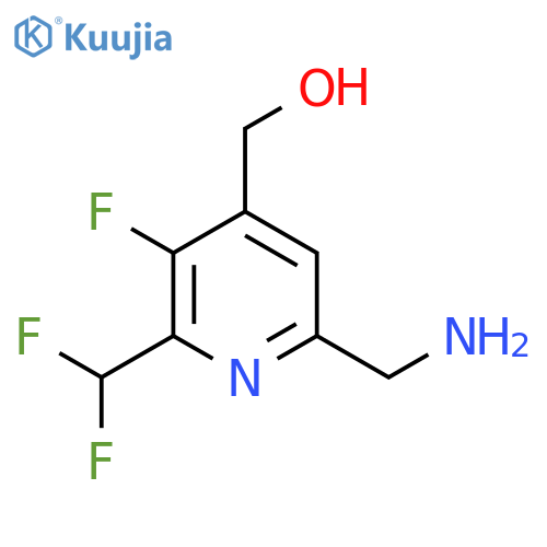 6-(Aminomethyl)-2-(difluoromethyl)-3-fluoropyridine-4-methanol structure
