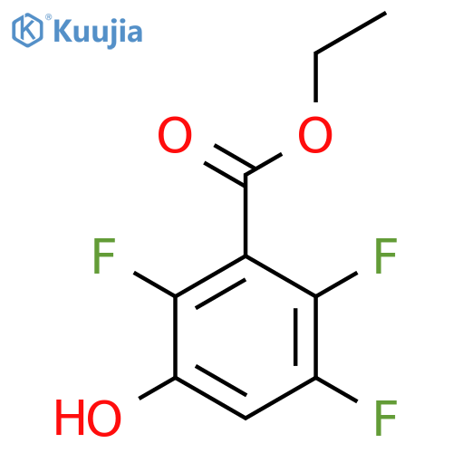 Ethyl 3-hydroxy-2,5,6-trifluorobenzoate structure