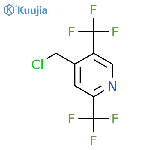 2,5-Bis(trifluoromethyl)-4-(chloromethyl)pyridine structure