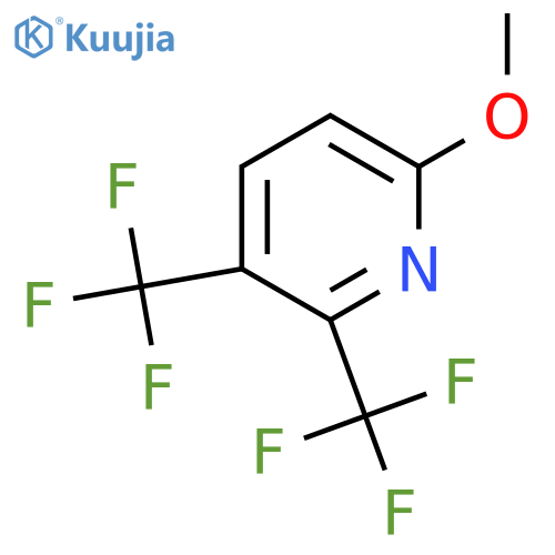 2,3-Bis(trifluoromethyl)-6-methoxypyridine structure